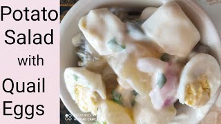 Potato Salad with Quail Eggs #celynchannel