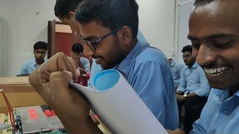M & M Lab..Display A,B,C in Led by the help of microprocessor kit #khagaria#engineering #polytechnic