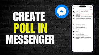 How to Create a POLL in Facebook Messenger in 2025 (Updated)