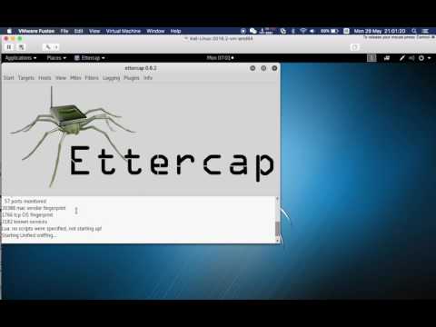 COMP9337-2-Create sniff connection by Ettercap