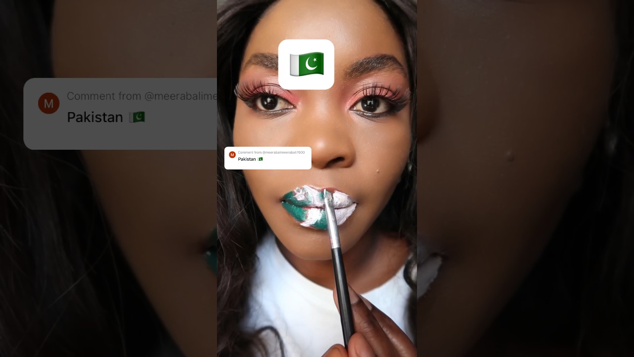 PAKISTAN 🇵🇰|flag makeup 