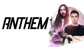 Смотреть клип Hardwell & Steve Aoki Feat. Kris Kiss - Anthem (Visual Lyric Video)