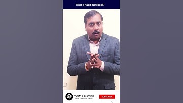 What is Audit Notebook? - #Shortvideo - #auditing  - #bishalsingh -Video@47