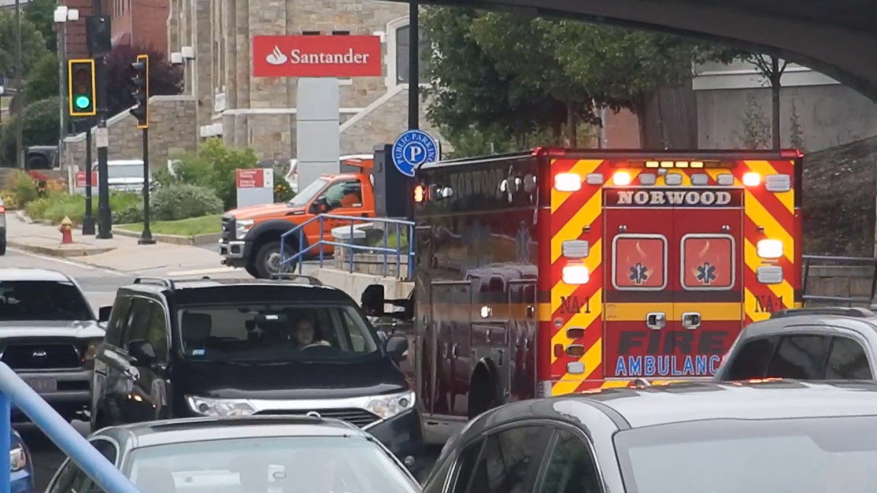 Norwood, MA Fire Department NA1 responding through norwood. YouTube