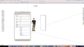 Dynamic swinging door (SketchUp)