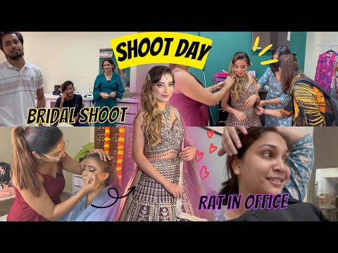 Full Day shoot - Bridal Shoot and Lots of Office ka Kaam #vlogs #nidhikatiyar #dailyvlogs