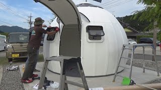 Process of Manufacturing Eco-Friendly DIY Dome Houses.Korean Plastic Factory
