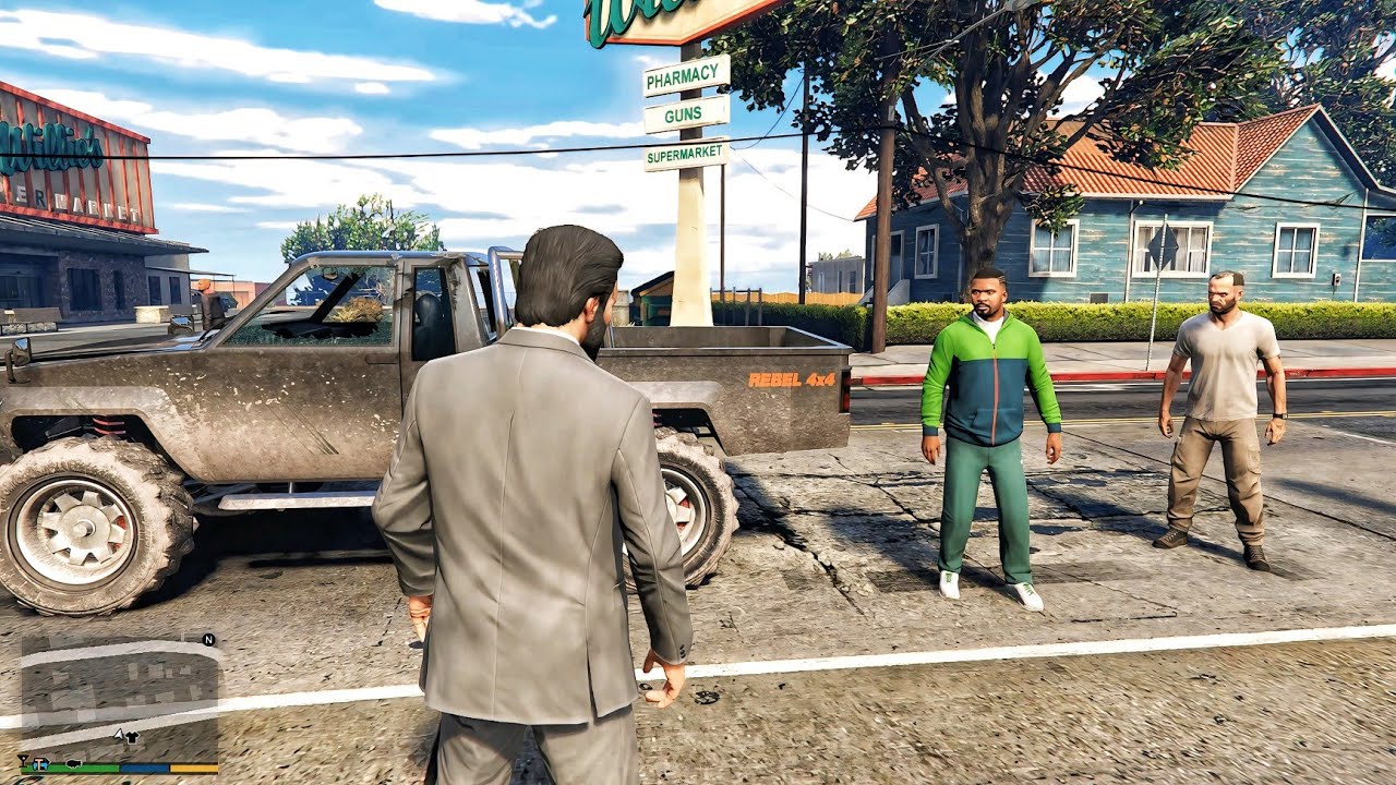 Gta V Enchanted - Three Legends Team Up… Police Launch a Full Manhunt