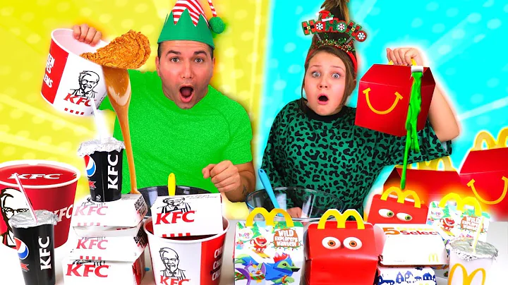 Don't Choose the Wrong KFC VS McDonald's SLIME CHA...
