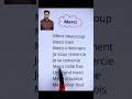 Stop Saying Only MERCI ❌ in French #easyfrench #merci #different #way
