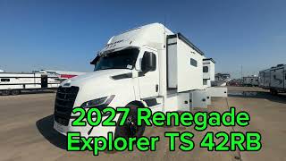 Details New 2027 Renegade Explorer TS 42RB Super C Diesel Motorhome for Sale Guide