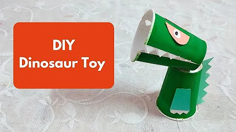 DIY Dinosaur Toy || Easy DIY Craft || Paper Cup Dinosaur || Paper Cup Crafts for kids
