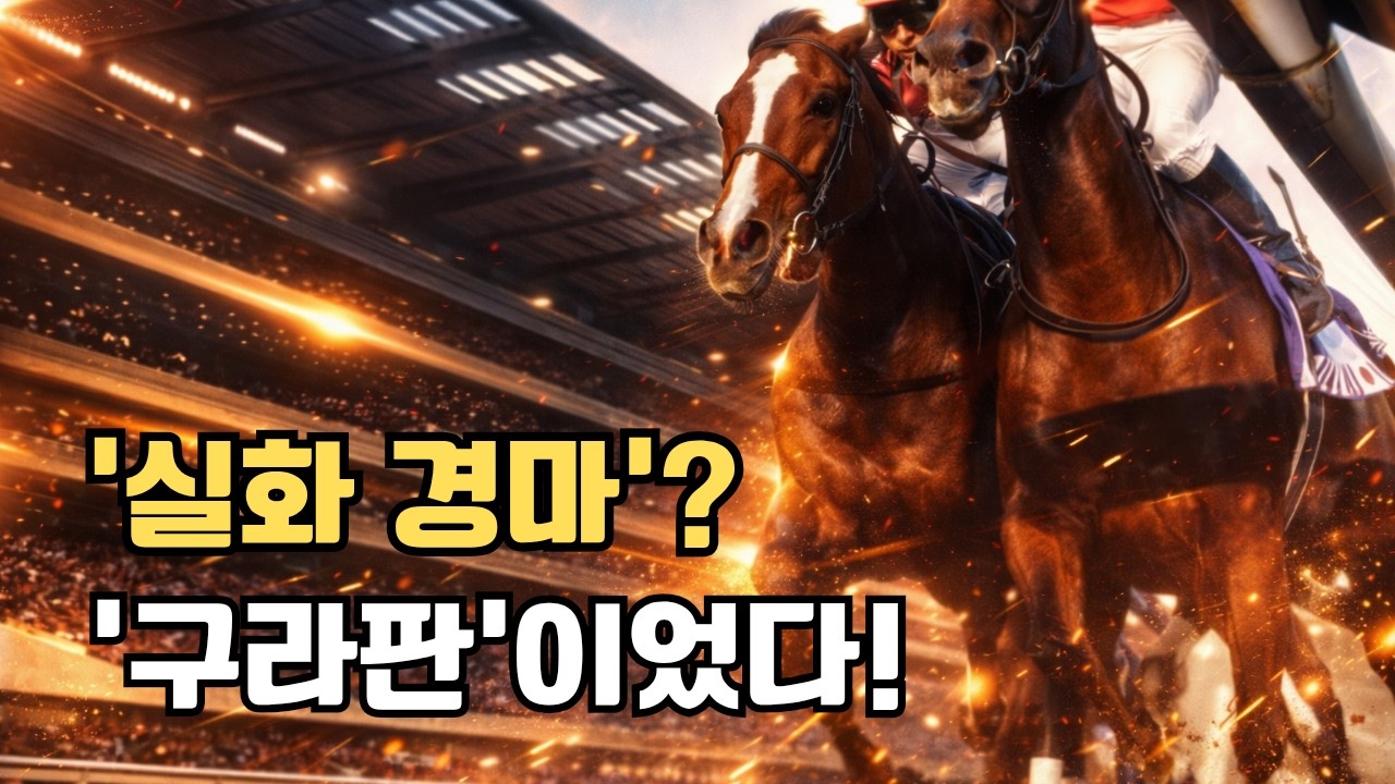 경마판 폭로! 당신은 지금까지 ‘구라’에 돈을 바쳤다
