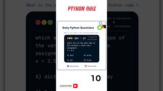 Python Coding Challenge Day - 27 | What is the output of the following Python Code?  #python #quiz
