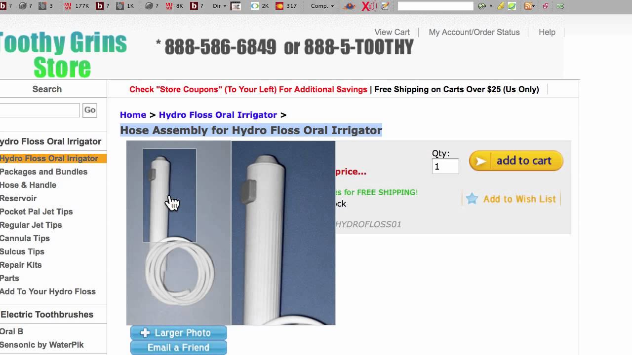 HydroFloss Hose Assembly