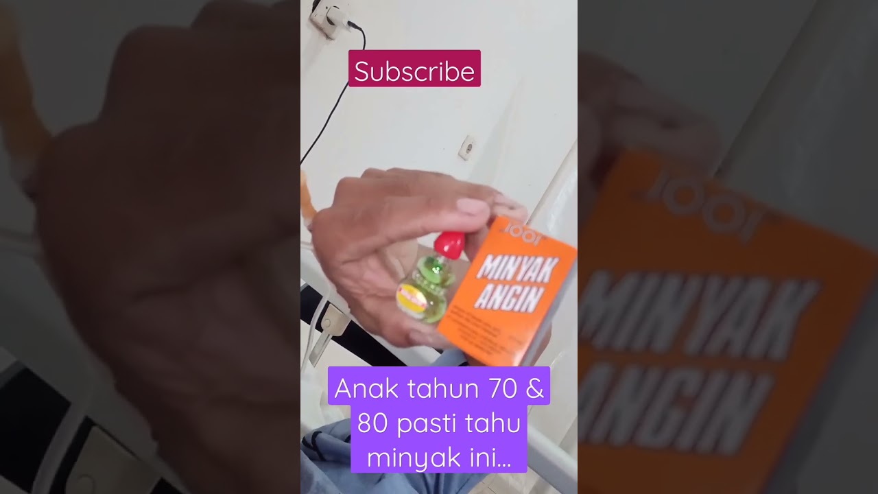 ,,minyak angin 1001 anak tahun 70/80 an pasti tahu ini.