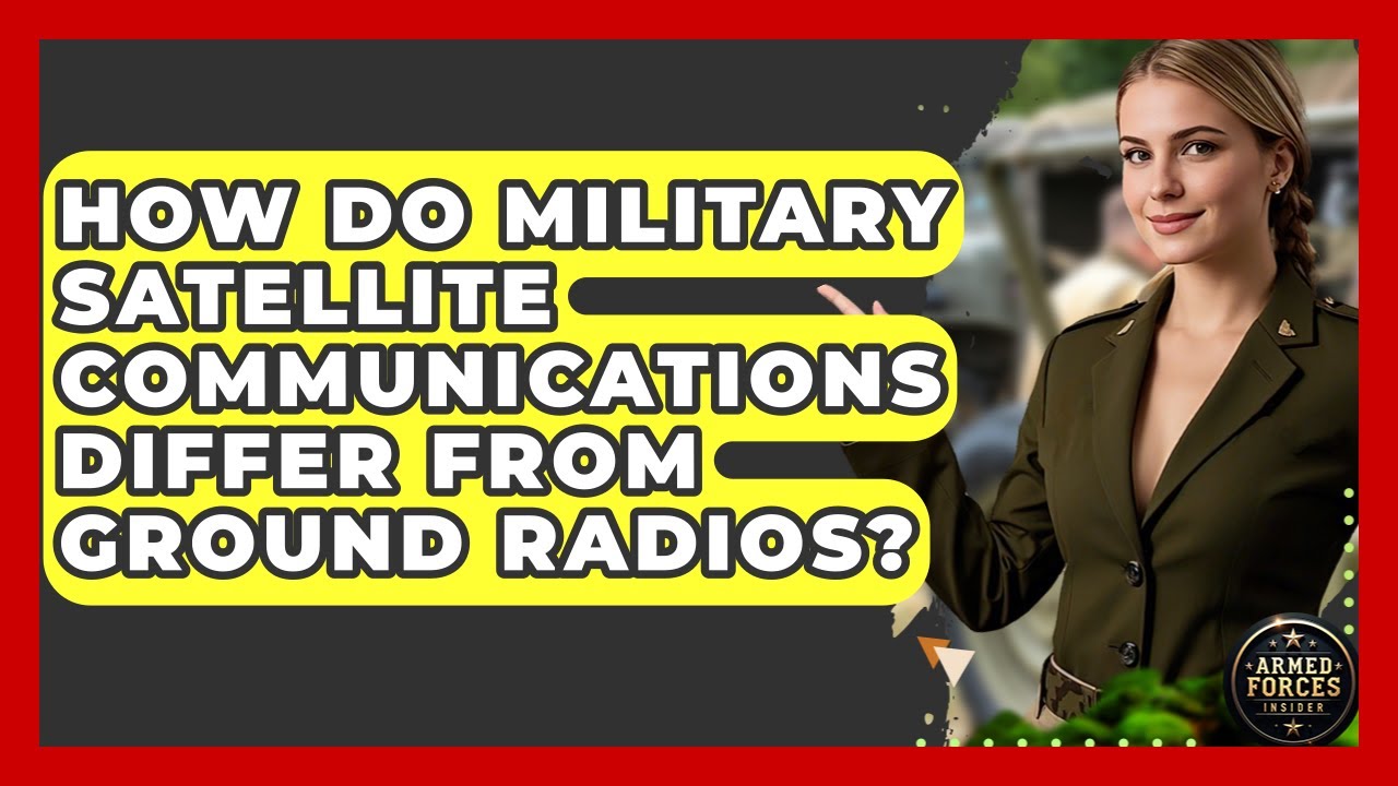 How Do Military Satellite Communications Differ From Ground Radios? - Armed Forces Insider