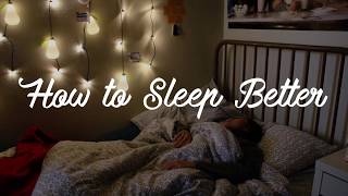 How to Sleep Better