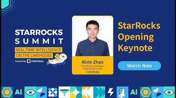 StarRocks Summit 2025 Opening Keynote: Real-Time Intelligence on the Lakehouse
