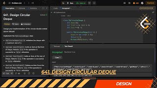 LEETCODE DAILY QUESTION 641 | Design Circular Deque | Is Kabir Coding #coding #leetcode #programming