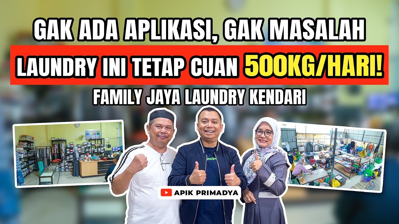 Dari Drop Point Laundry, Kini Punya 3 Cabang, Omzet 600 Kg per Hari ...