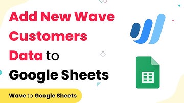 Add Wave Customers to Google Sheets - Wave to Google Sheets Integration