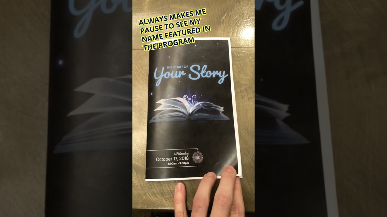 When I was younger I used to dream of being the featured speaker 