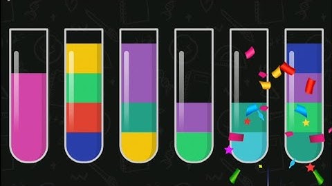 WATER COLOR SORT GAME 2022. 81-90 LEVELS COMPLETED..