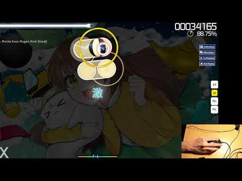 【osu!】ぼくの夢、メチャクソ無限湧き(Hard) 93.76%