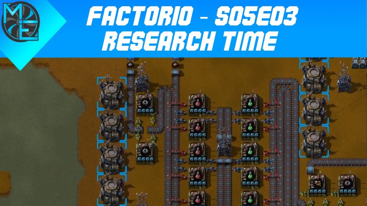 Factorio - S05E03 - Research Time - YouTube