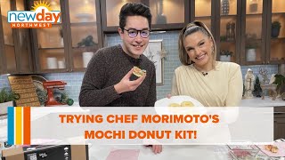 Trying Chef Morimoto's mochi donut kit! - New Day NW