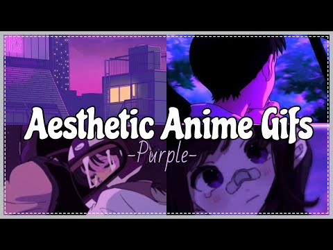 Purple Anime GIF - Purple Anime Water - Discover & Share GIFs