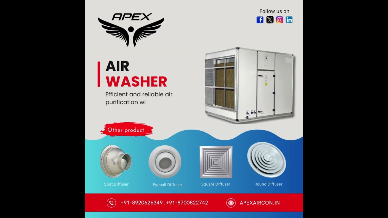 AIR WASHER || AIR DISTRIBUTION PRODUCTS