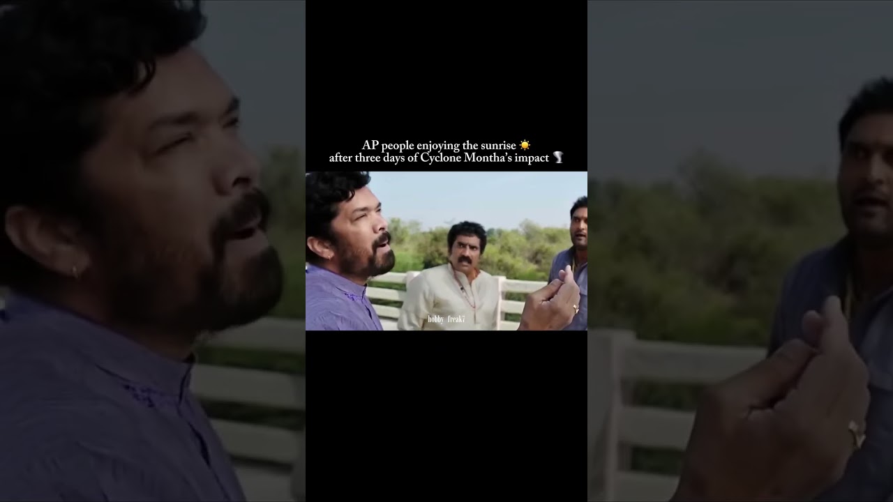 Post cyclone MONTHA effect 🌪️