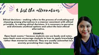 ETHICS ( 7 STEP IN MORAL REASONING MODEL)