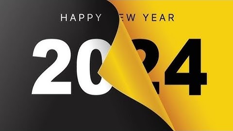 2024 Happy New Year Status And Greetings Card Designs With Coreldraw #churchflyer #flyer #coreldraw