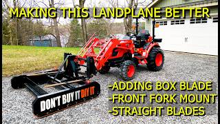 Making my homemade landplane better.