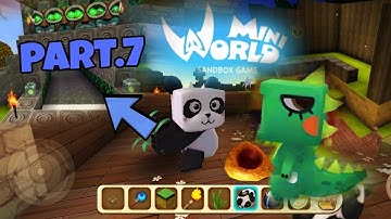 MINI WORLD: HAI CÔNG TRÌNH MỚI VÀ NUÔI GẤU TRÚC - TRỒNG RỪNG TRÚC | TẬP 7 [CREATION]