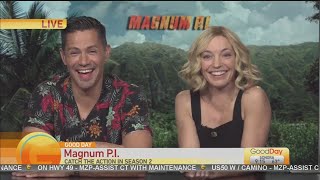 Magnum P.I. Stars “Jay Hernandez and Perdita Weeks”