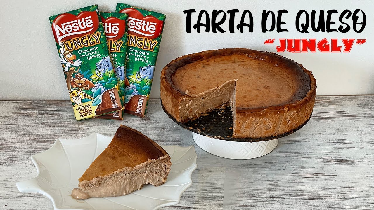 TARTA DE QUESO con CHOCOLATE JUNGLY‼️ | (El 🍫 más buscado 🕵🏻‍♂️)