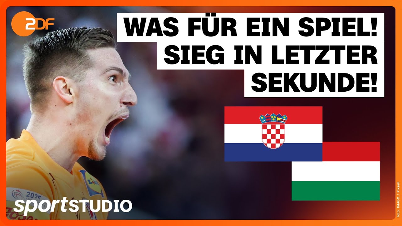 Kroatien – Ungarn Highlights | Handball-WM 2025 | sportstudio