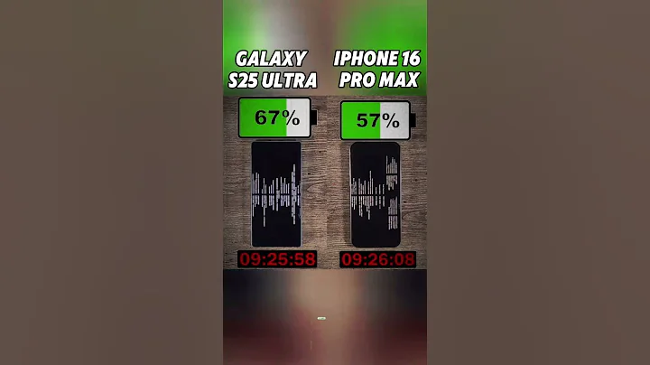 🔥Samsung S25 Ultra vs iPhone 16 Pro Max Battery Test⚡Who’s the King? 👑#shorts #viralvideo