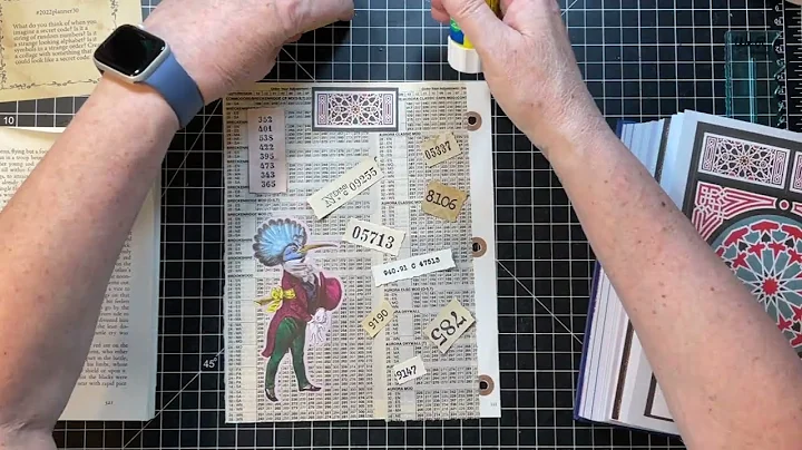 #2022planner - Margarete Miller Challenge - Decorating Ephemera!