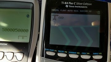 SPEED COMPARISON: TI-84 silver edition Vs. CASIO FX-9860GII Calculators