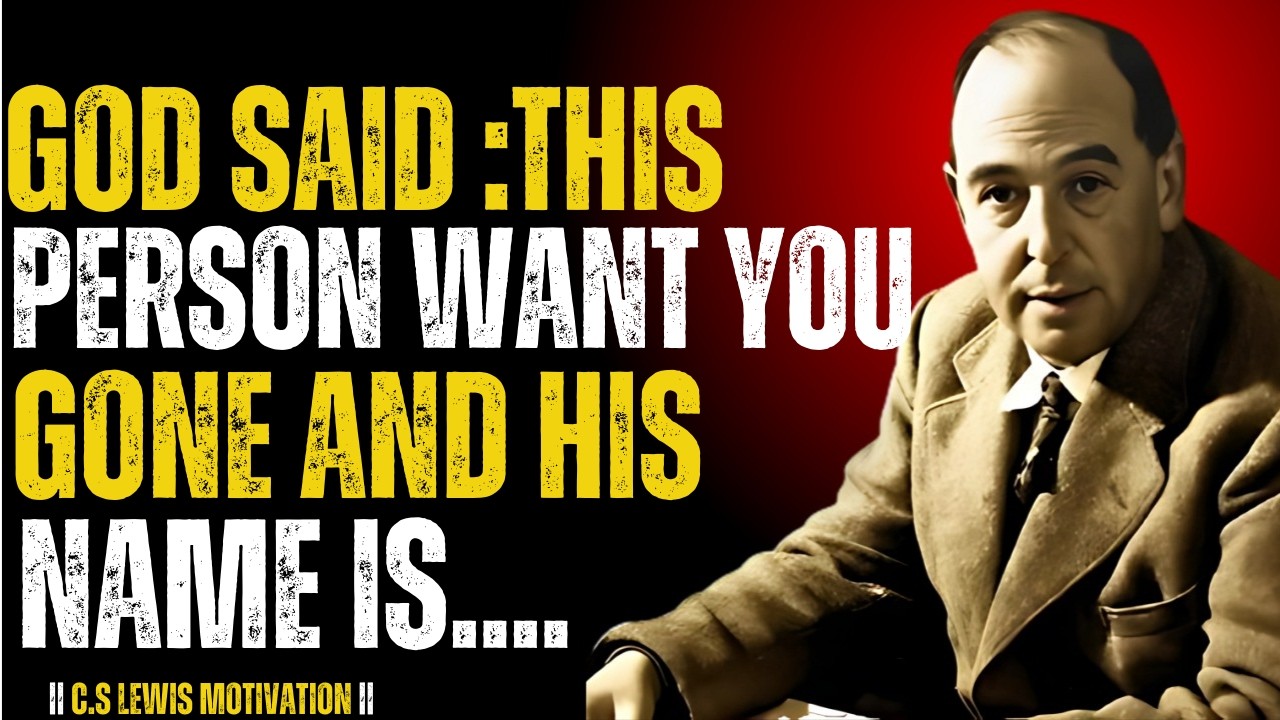 CHOSEN ONE :God Revealed the Hidden Enemy in Your Circle ||C.S. Lewis 2026. #divinetiming #cslewis .