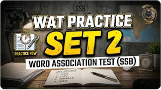 Master SSB WAT: Practice Set 2 | 60 Important Words for Psychological Test #SSBWAT #nda #cds #ssb
