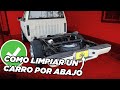 CÓMO LIMPIAR TU CARRO POR ABAJO!!