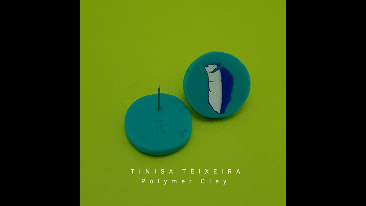 Cerâmica Plástica bijuterias - Como embutir o pino de aço no brinco de 