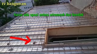 Beton Decking Untuk Selimut Beton| Jangan Lupa Di Pasang Sebelum Lantai Di Cor