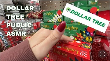 Dollar Tree Public ASMR - Tapping & Organizing